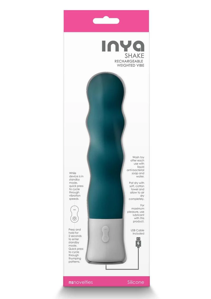 Inya Shake Rechargeable Weighted Silicone Vibrator - Image 6