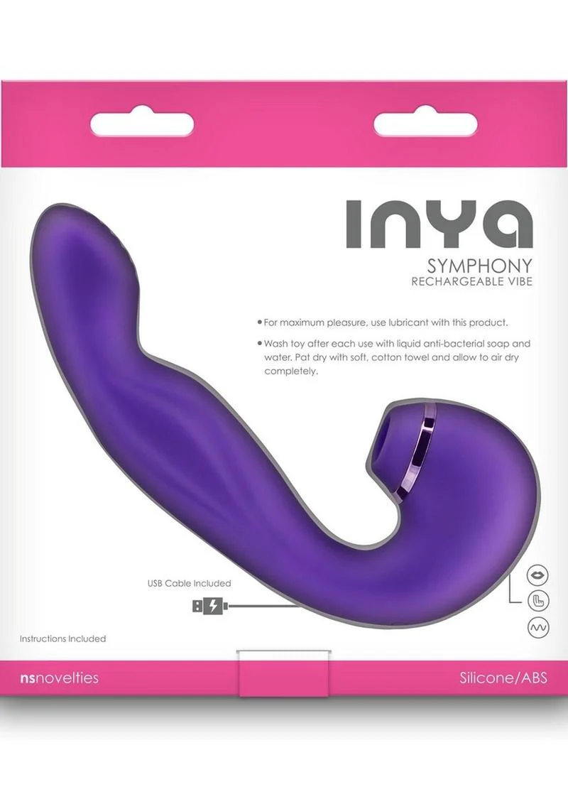 Inya Symphony Rechargeable Silicone Triple-Motor Vibrator - Image 7