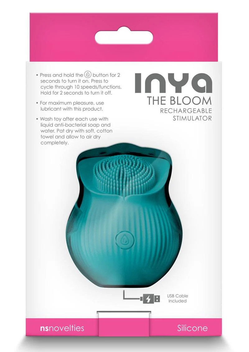 Inya The Bloom Rechargeable Silicone Clitoral Stimulator 10-Speed - Image 4