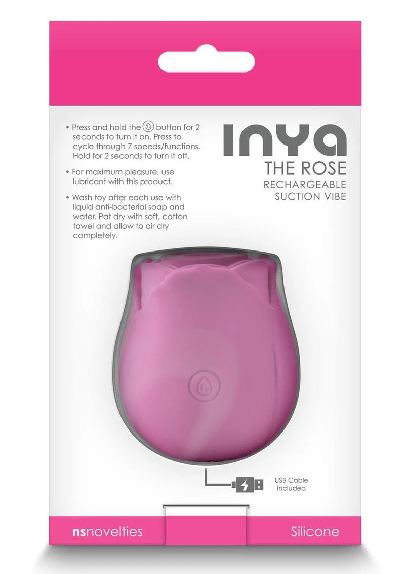 Inya The Rose Rechargeable Silicone Suction Vibe - Image 2