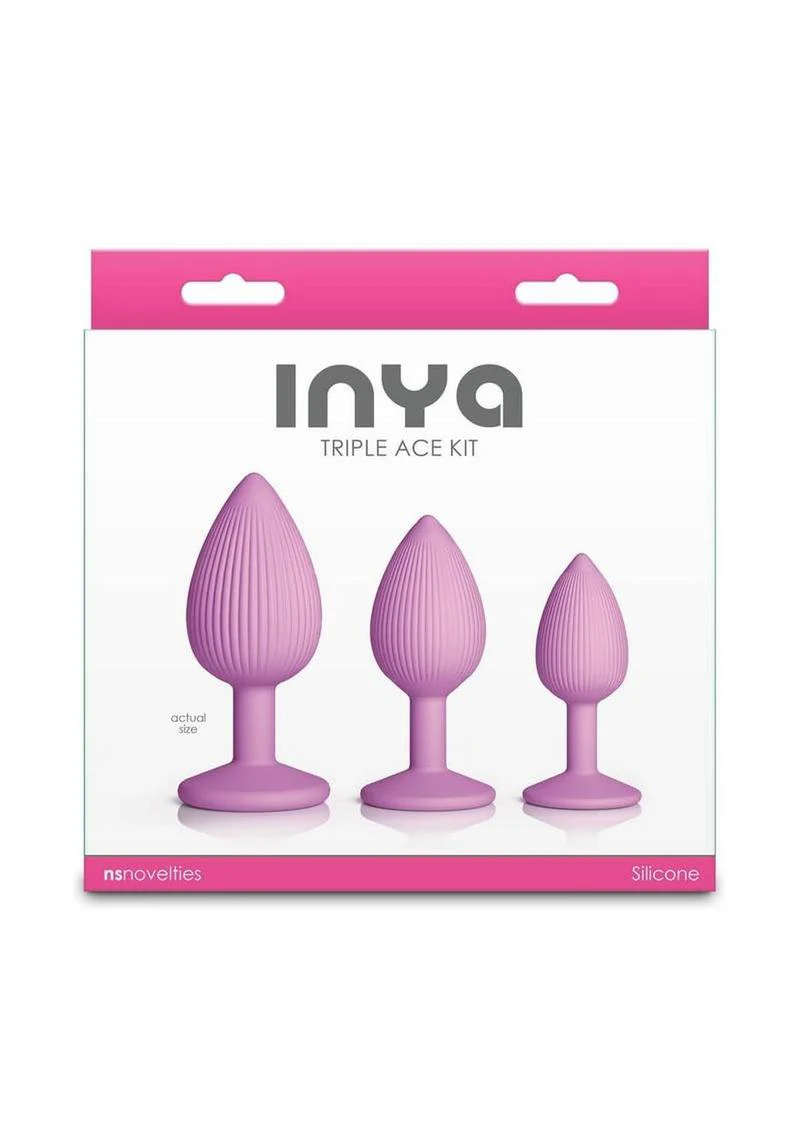 Inya Triple Ace Kit Anal Plug Set - Image 4