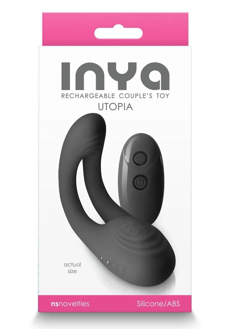 Inya Utopia Rechargeable Couple's Toy Silicone Vibrator for Couples - Image 3