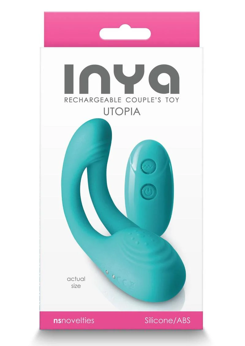 Inya Utopia Rechargeable Couple's Toy Silicone Vibrator for Couples - Image 5