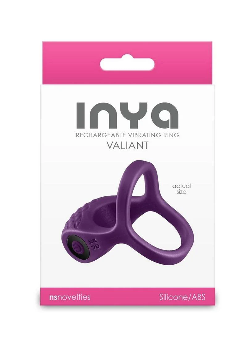 Inya Valiant Rechargeable Silicone Comfortable Vibrating Ring - Image 4