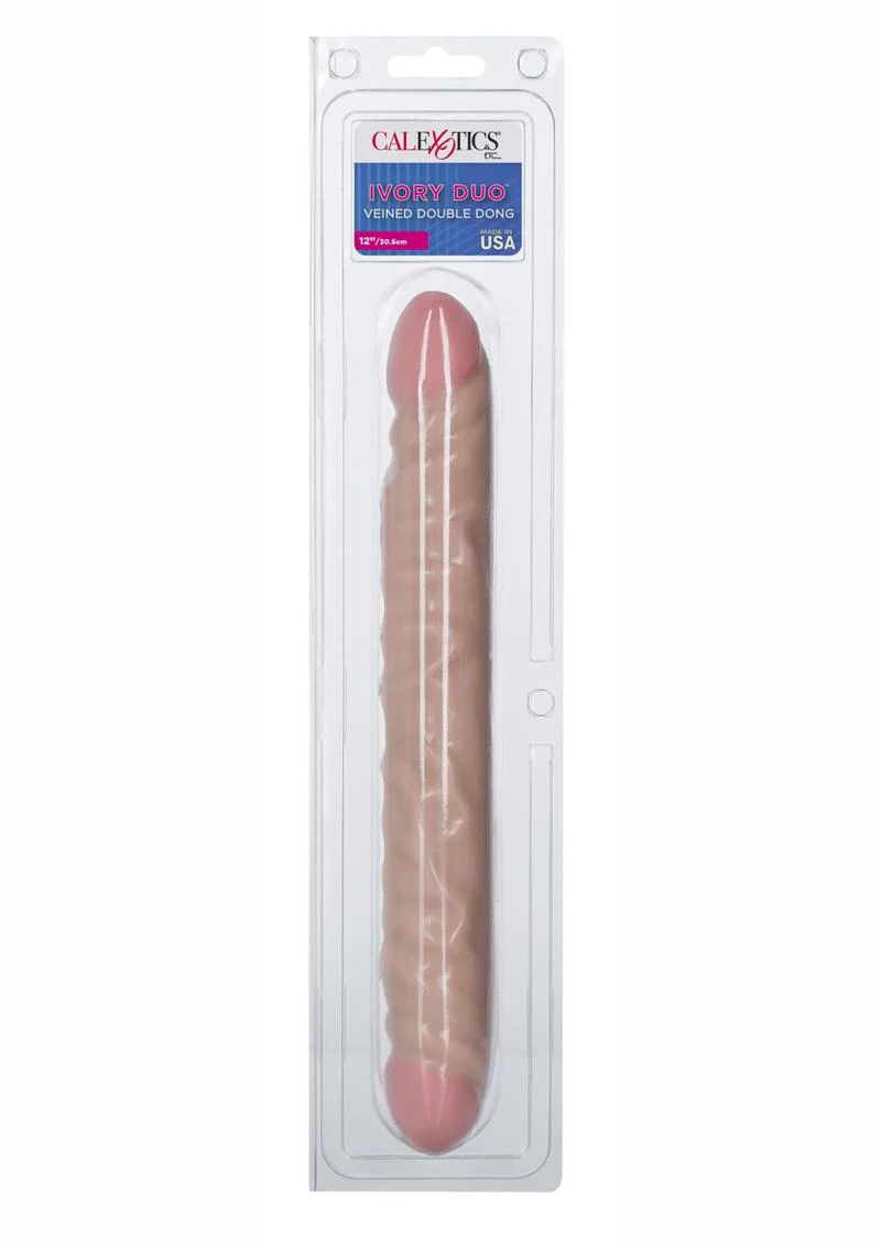 Ivory Duo Veined Double Dong - Image 4