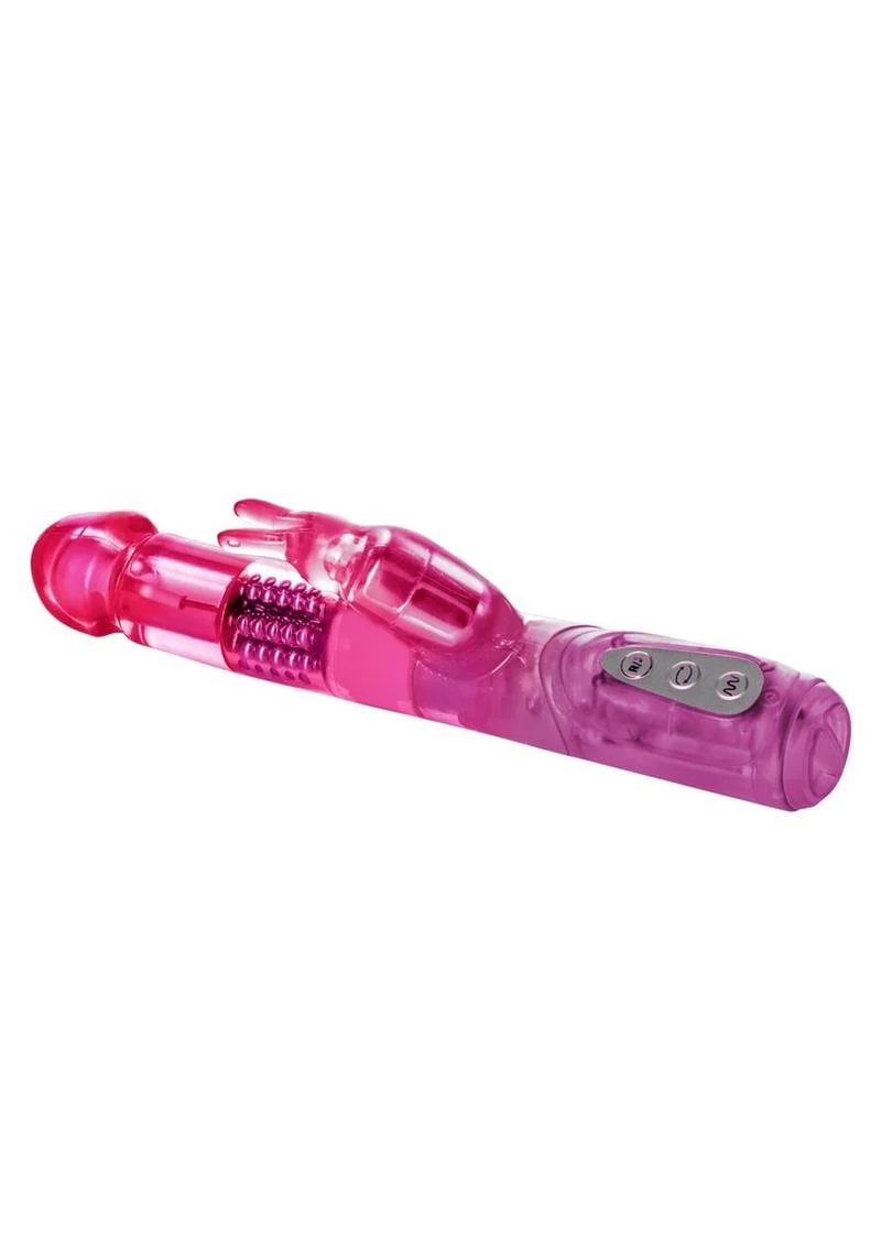 Jack Rabbit 7-Function Beaded Pink Rabbit Vibrator - Image 3