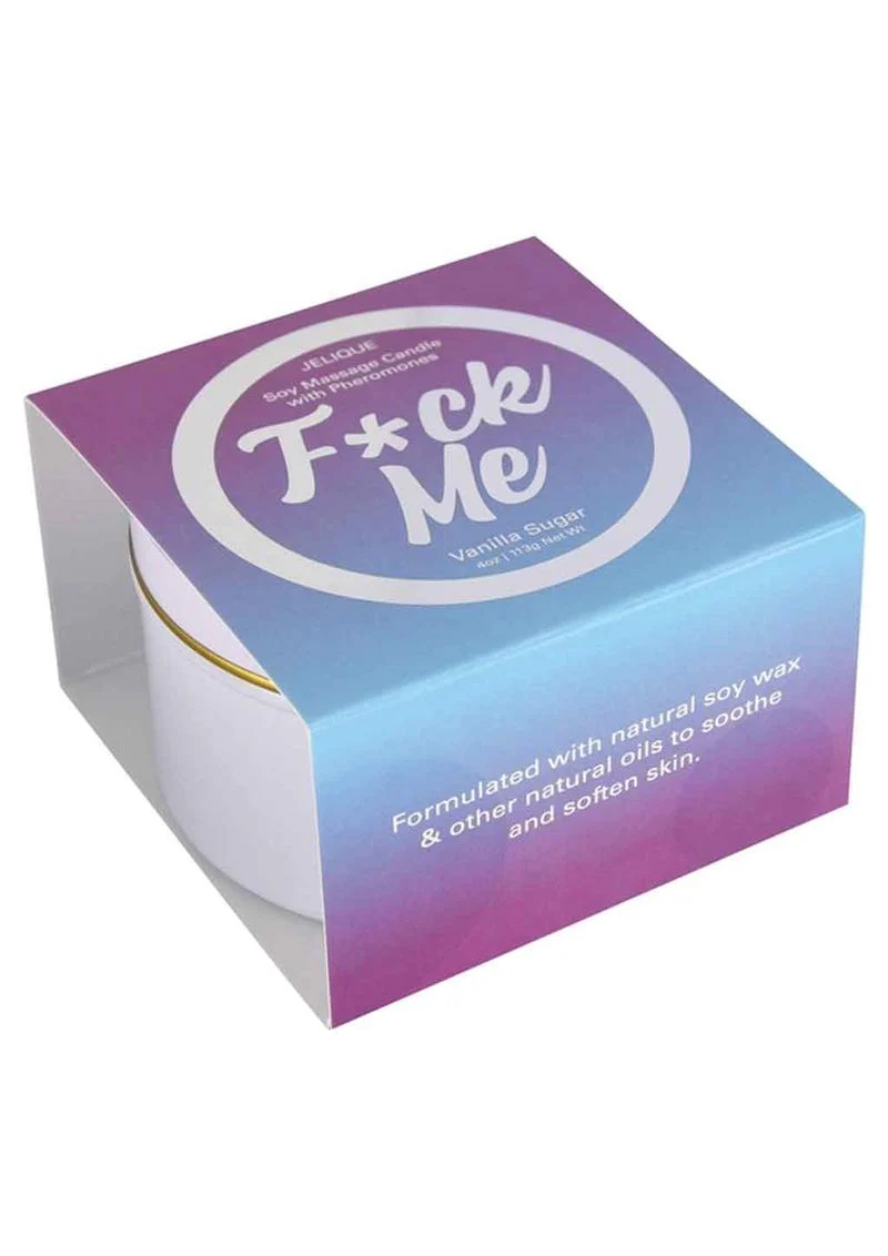 Jelique F*ck Me Soy Massage Candle with Pheromones - Image 3
