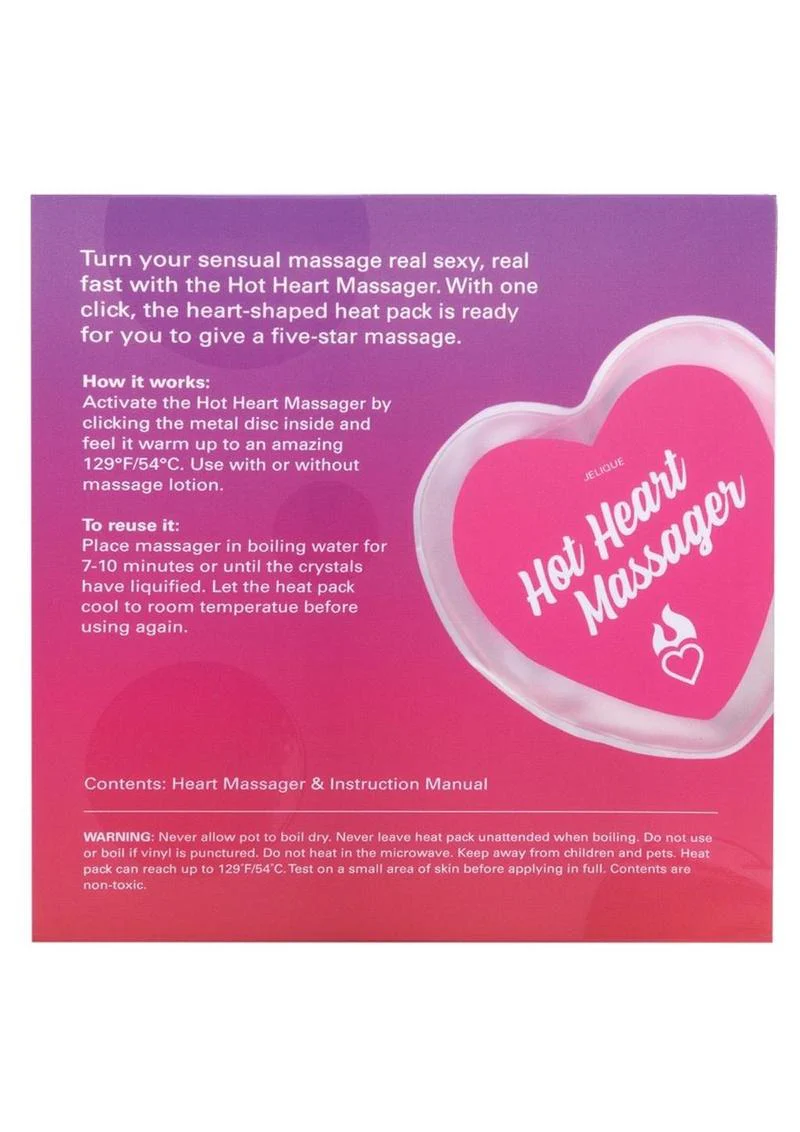 Jelique Hot Heart Reusable Warming Massage Pack - Image 3