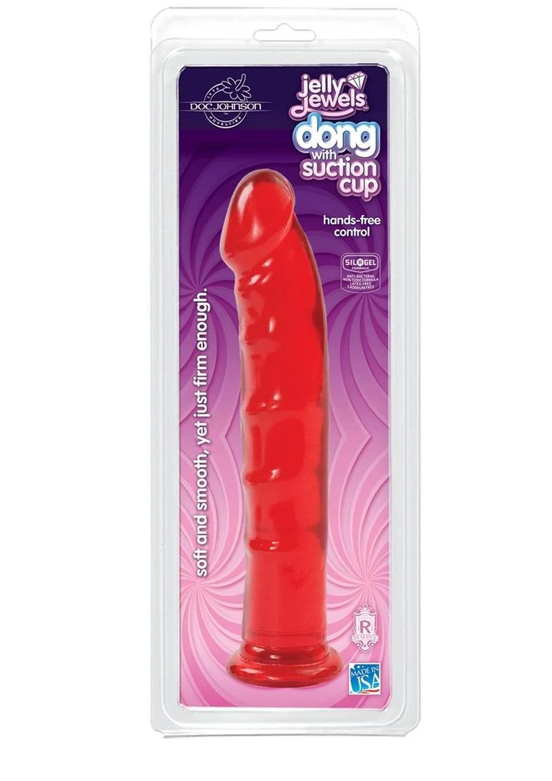 Jelly Jewels Dong with Suction Cup Realistic Dildo by Doc Johnson - Image 5