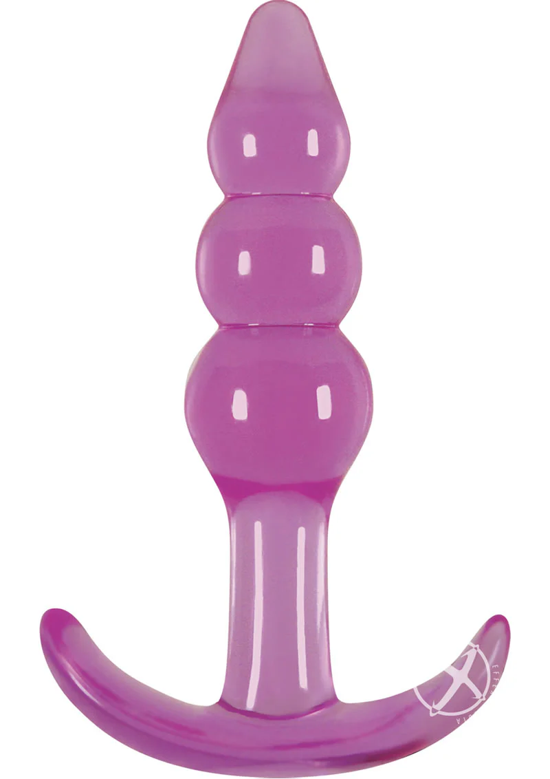 Jelly Rancher Ripple T Plug Clear Odorless TPE - Image 2
