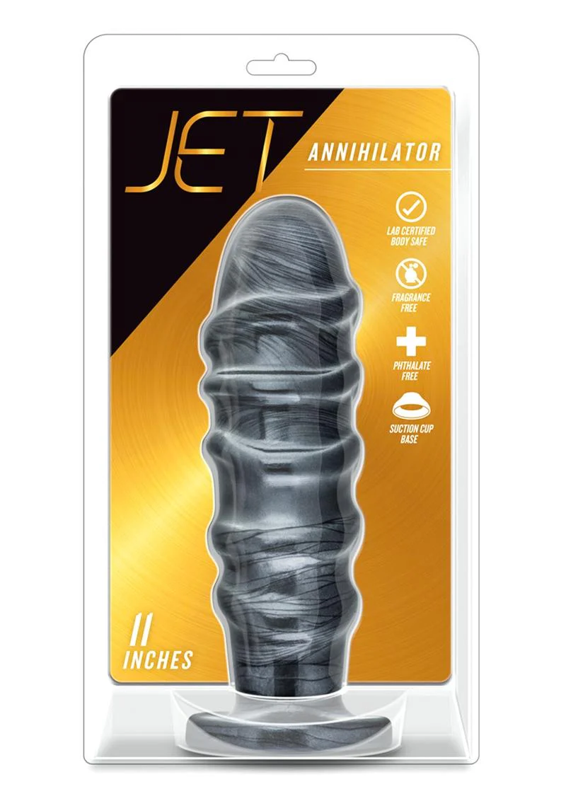 Jet Annihilator Butt Plug 11 Inch Carbon Metallic - Image 4
