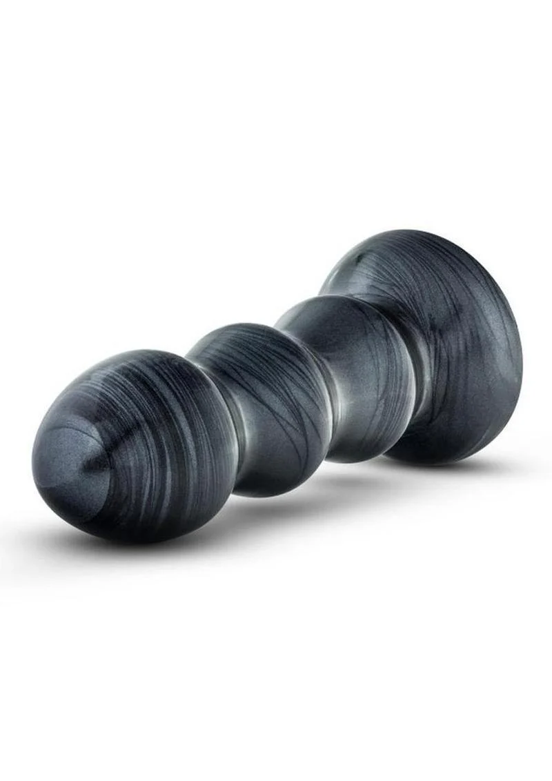 Jet Black Jack 7 Inch Carbon Metallic Butt Plug - Image 2