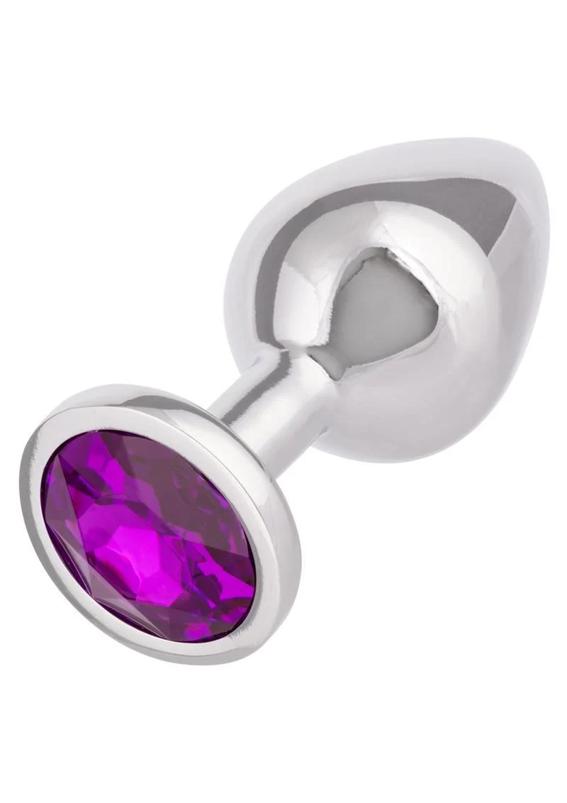 Jewel Small Amethyst Aluminum Anal Plug By CalExotics - Image 4