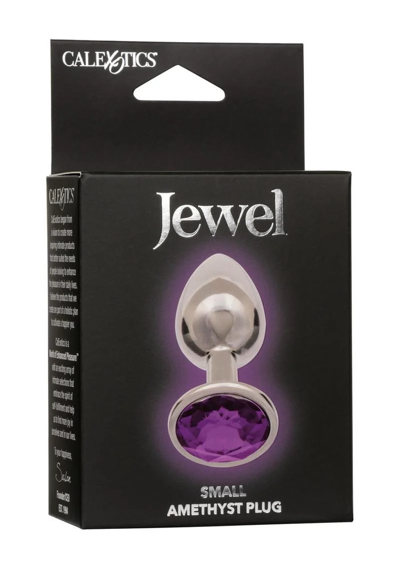 Jewel Small Amethyst Aluminum Anal Plug By CalExotics - Image 7