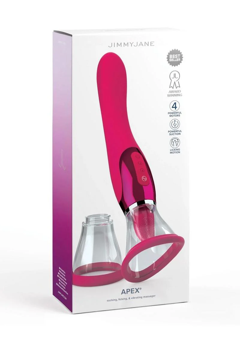 JimmyJane Apex Vibrator Suction Licking And Powerful Silicone - Image 4
