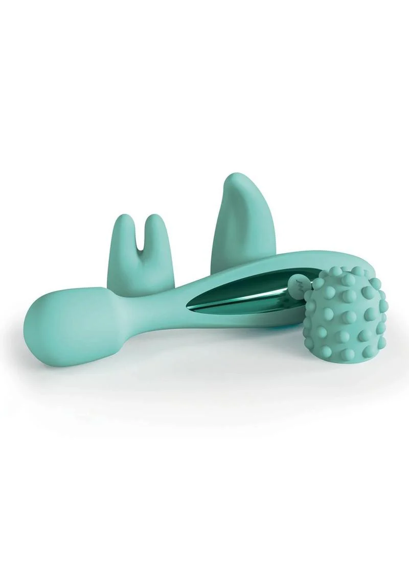 JimmyJane Canna Rechargeable Silicone Vibrating Massager 3 Heads - Image 3