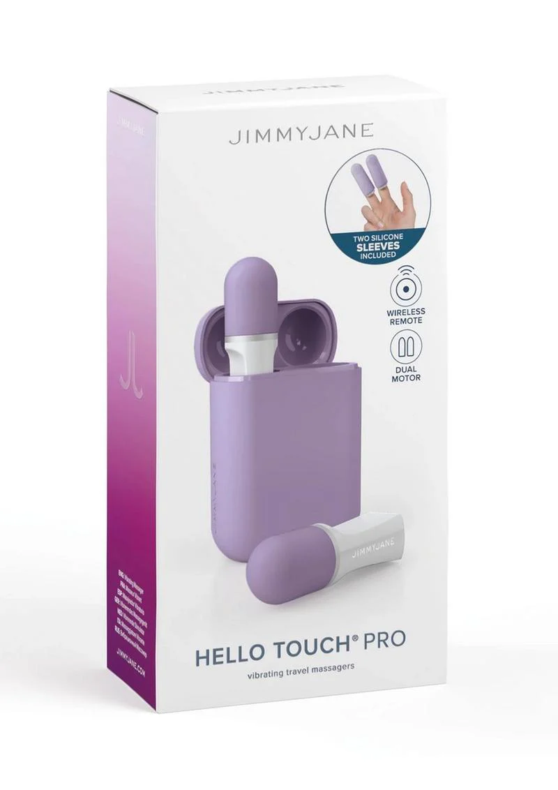 Jimmyjane Hello Touch Pro Rechargeable Finger Vibrating Massagers - Image 4