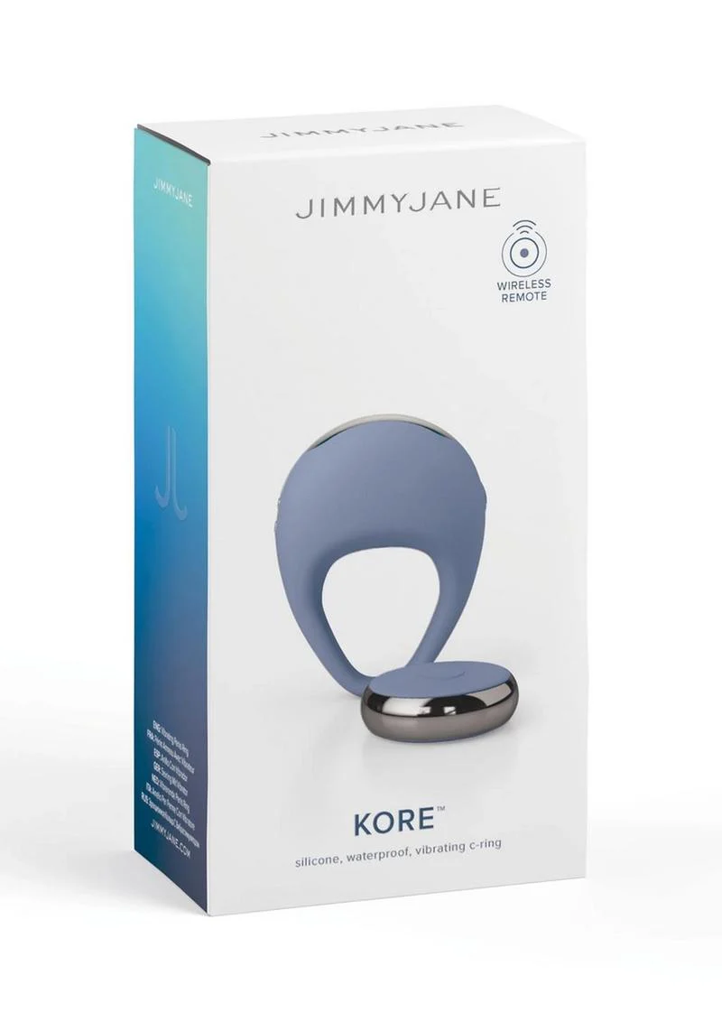Jimmyjane Kore Waterproof Silicone Vibrating C-Ring with Remote - Image 4