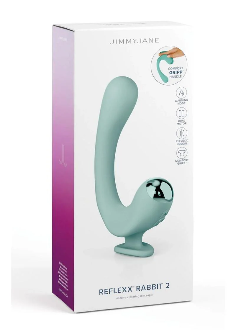 Jimmyjane Reflexx Rabbit 2 Rechargeable Vibrator - Image 4