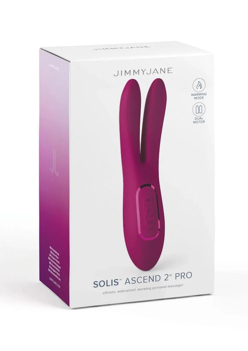 Jimmyjane Solis Ascend 2 Pro Dual Motor Warming Silicone Vibrator - Image 4