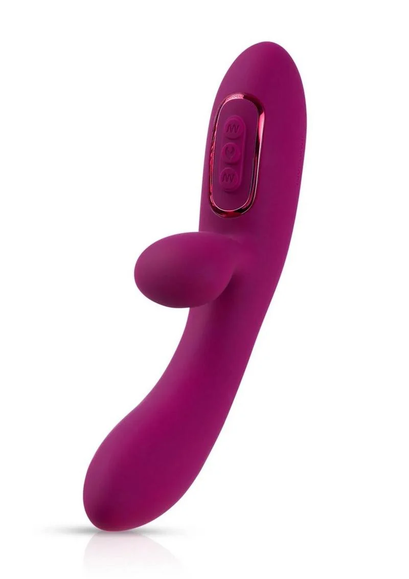 JimmyJane Solis Rabbit Vibrator Rechargeable Warming Silicone - Image 2