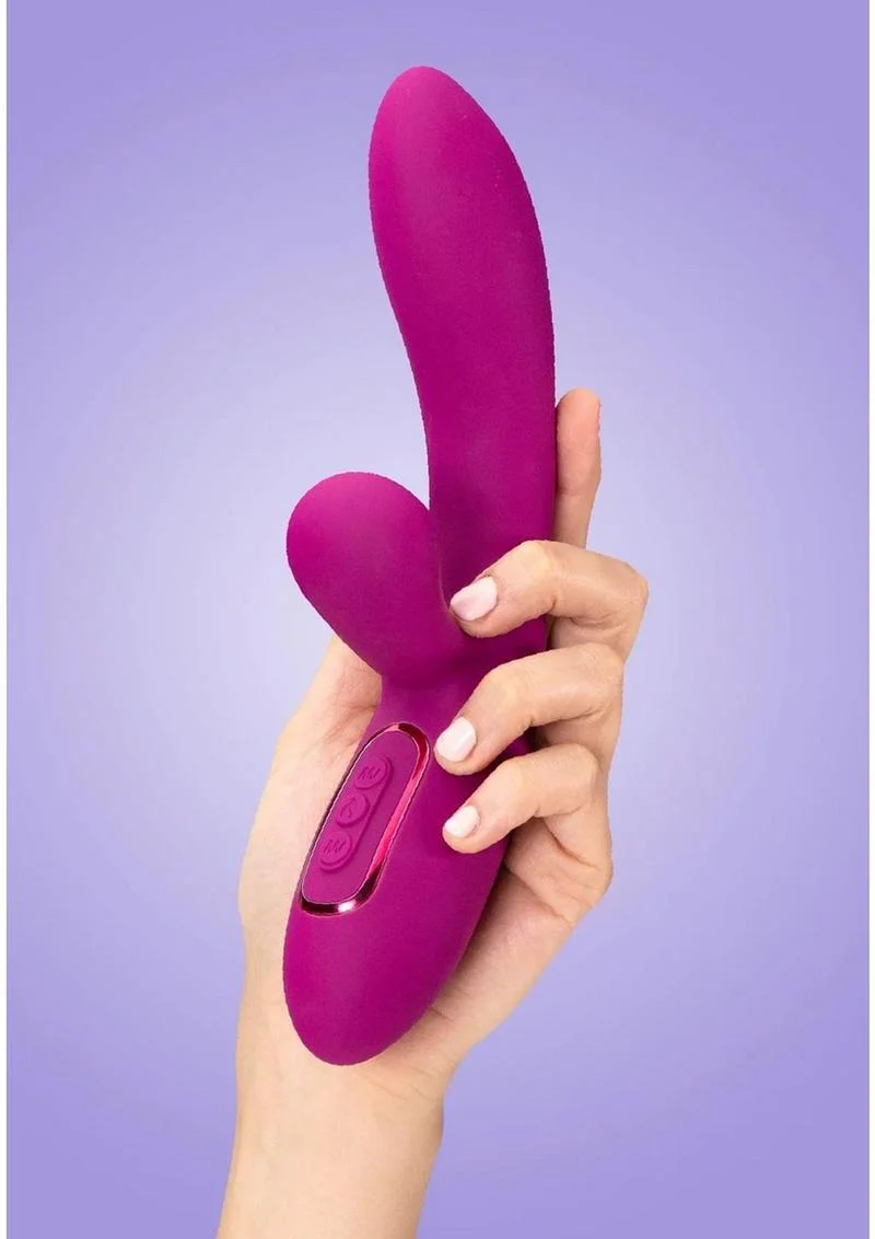 JimmyJane Solis Rabbit Vibrator Rechargeable Warming Silicone - Image 3