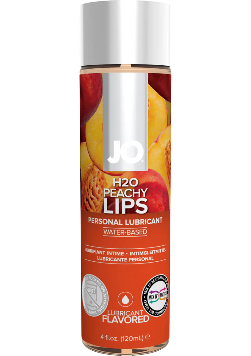 JO H2O Peachy Lips Water Based Personal Lubricant - Image 2