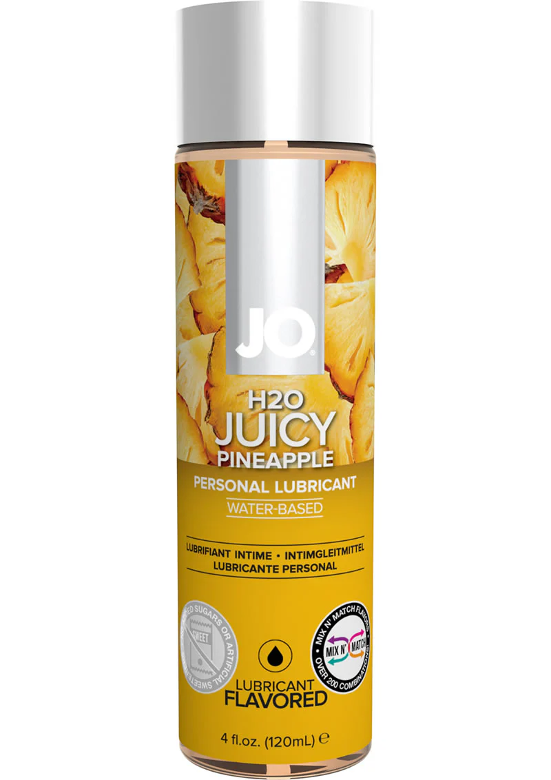 JO H2O Juicy Pineapple Water Based Personal Lubricant - Image 2