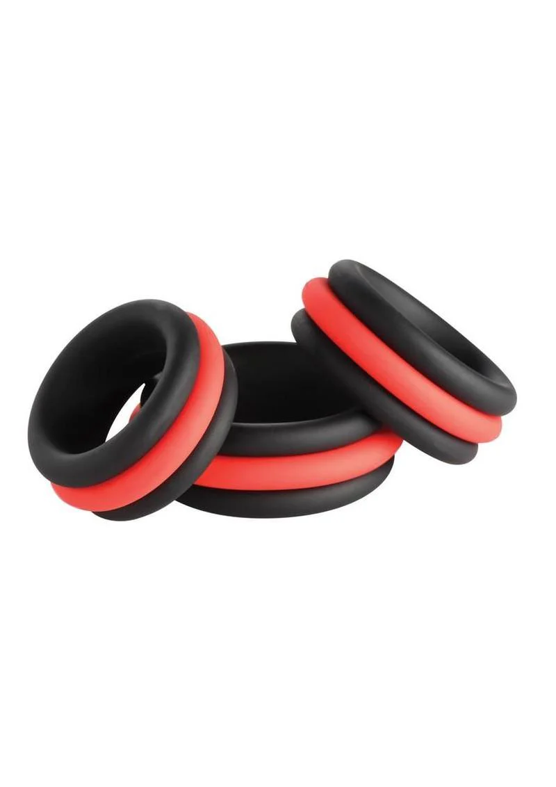 Jock 2-in-1 Silicone Cock Ring Set - Image 2