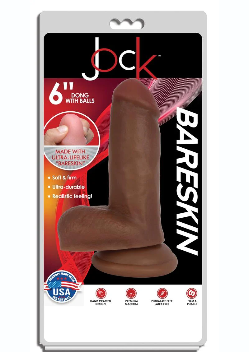 Jock Bareskin Realistic Design Dong with Balls - Image 13