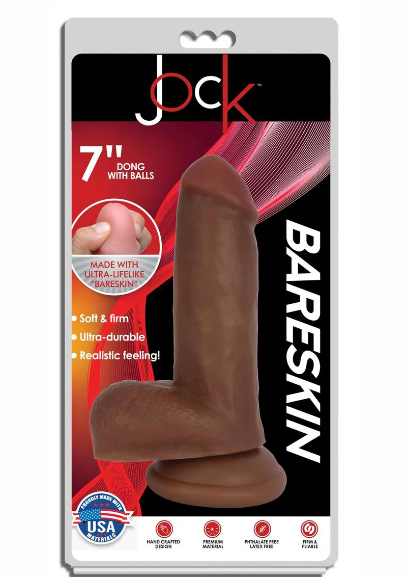Jock Bareskin Realistic Design Dong with Balls - Image 15