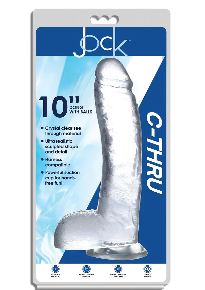 Jock C-Thru Realistic Dong with Balls - Image 19