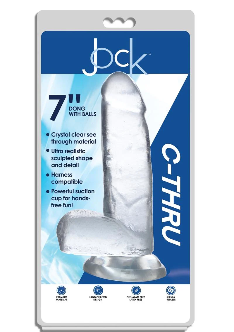 Jock C-Thru Realistic Dong with Balls - Image 22