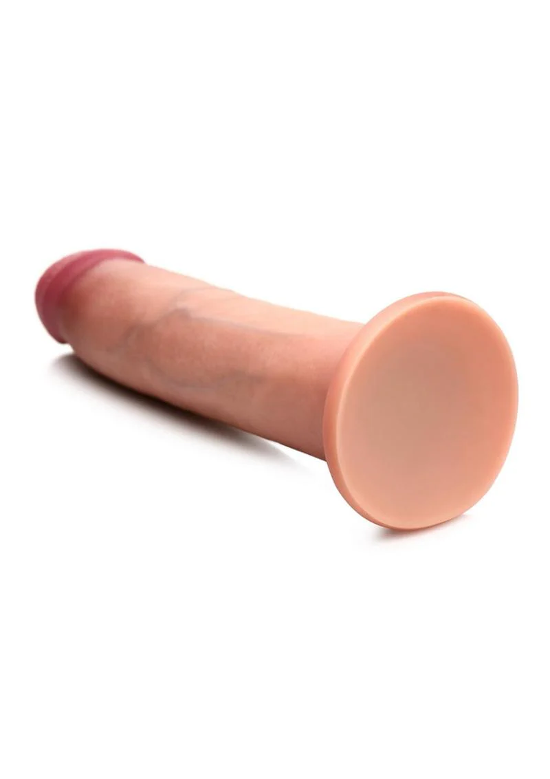 Jock Dual Density Silicone Dildo 8-Inch - Vanilla - Image 3