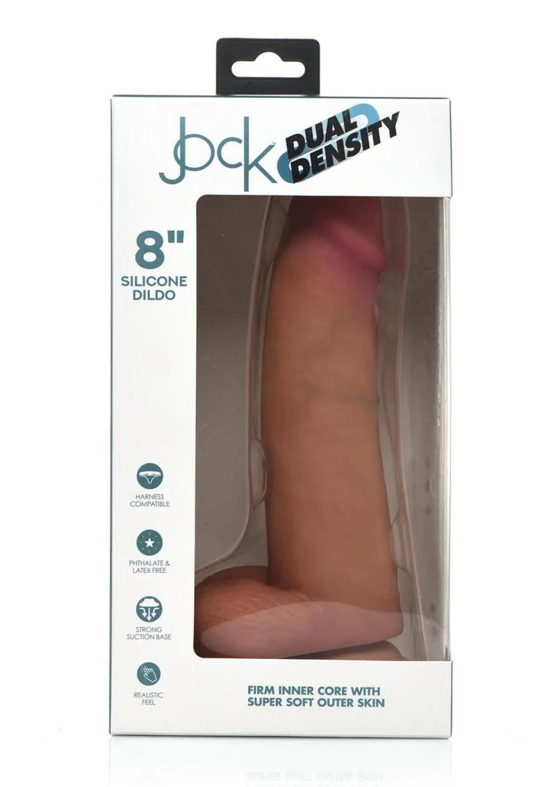 Jock Dual Density Silicone Dildo With Balls - Image 14