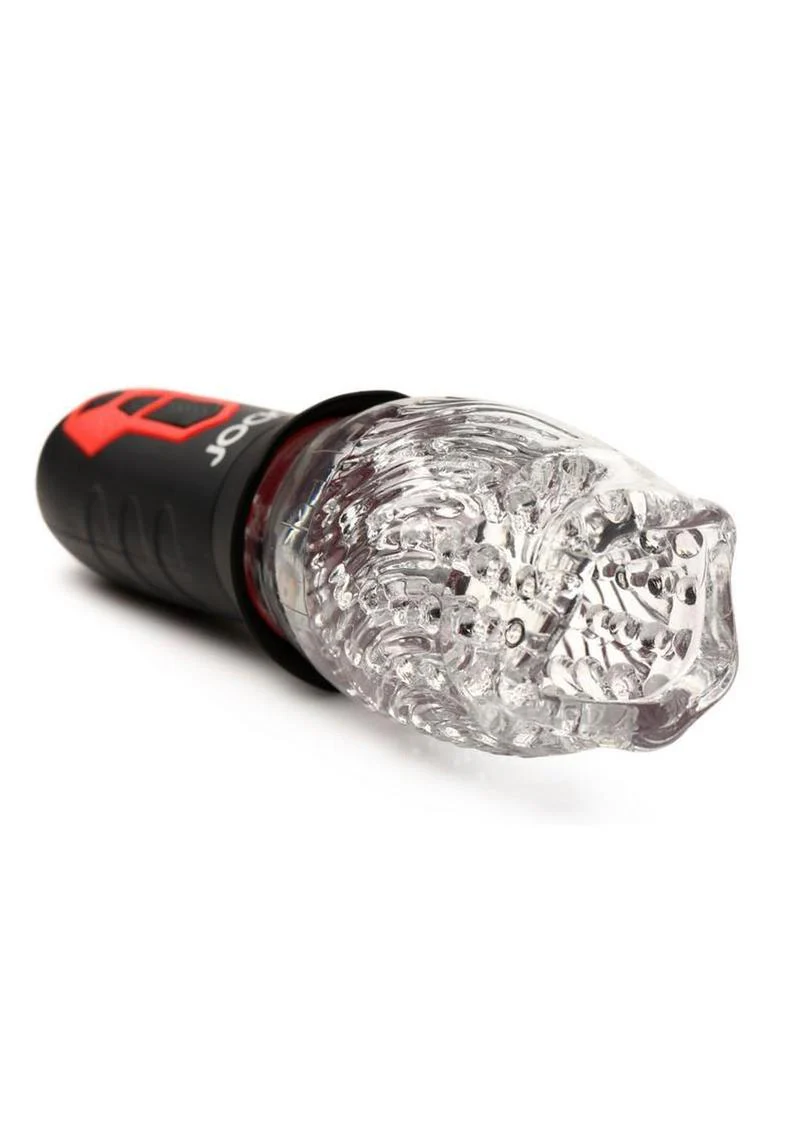 Jock Spinning and Vibrating Rechargeable Masturbator - Image 2
