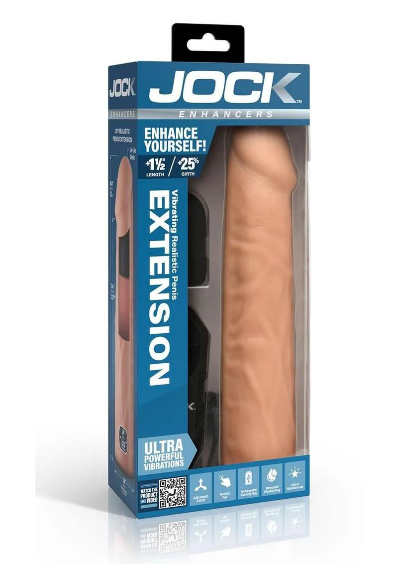 Jock Vibrating Penis Extension - Image 12