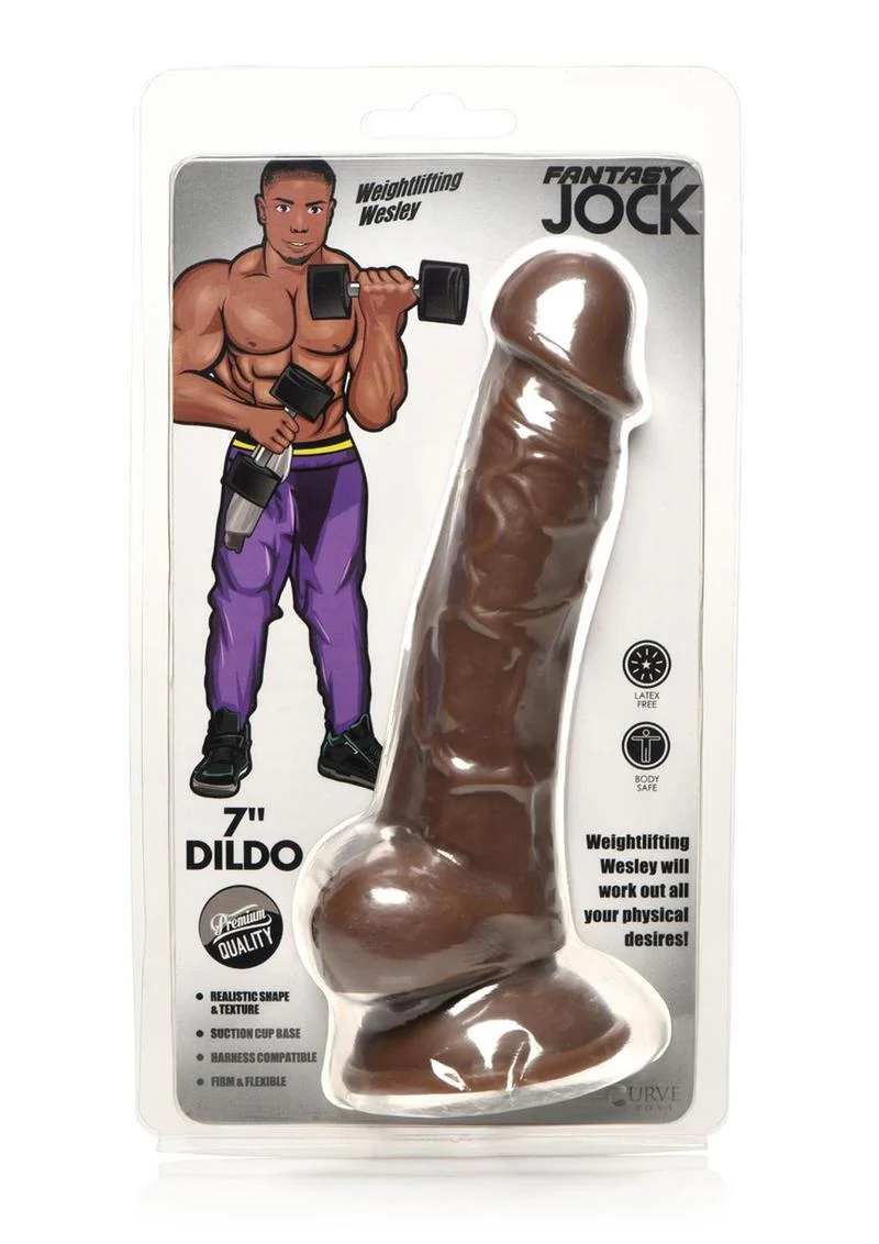 Jock Weightlifting Wesley Realistic Designed Dildo - Image 4