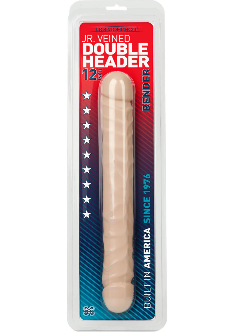 Jr Veined Double Header Bender Dildo - Image 3