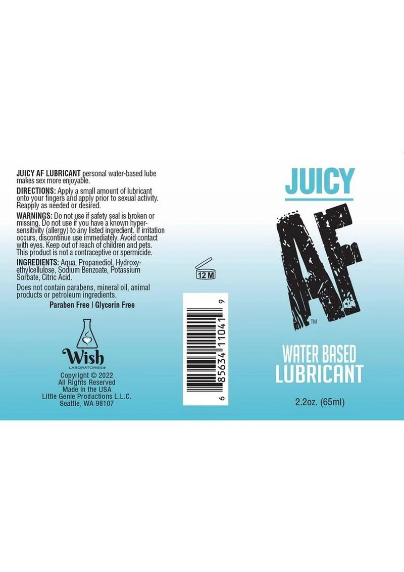Juicy AF Water Based Personal Lubricant - Image 3