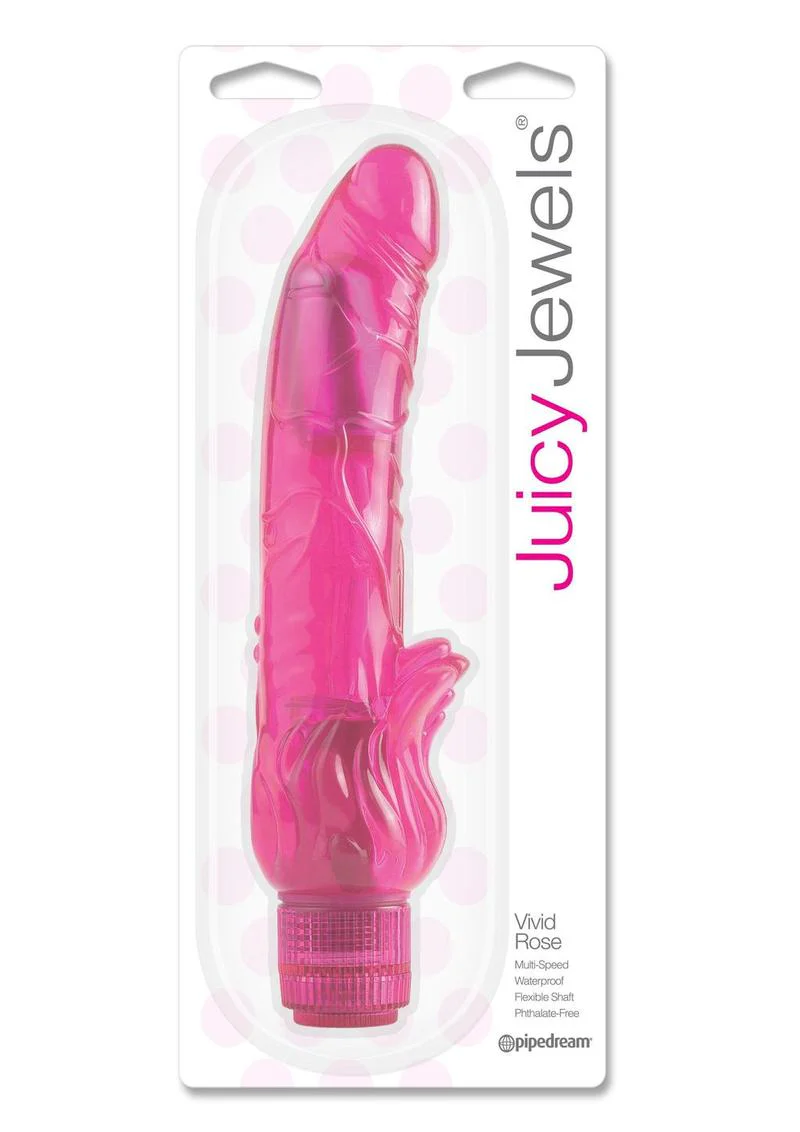 Juicy Jewels Vivid Rose Multi-Speed Vibrator - Image 3