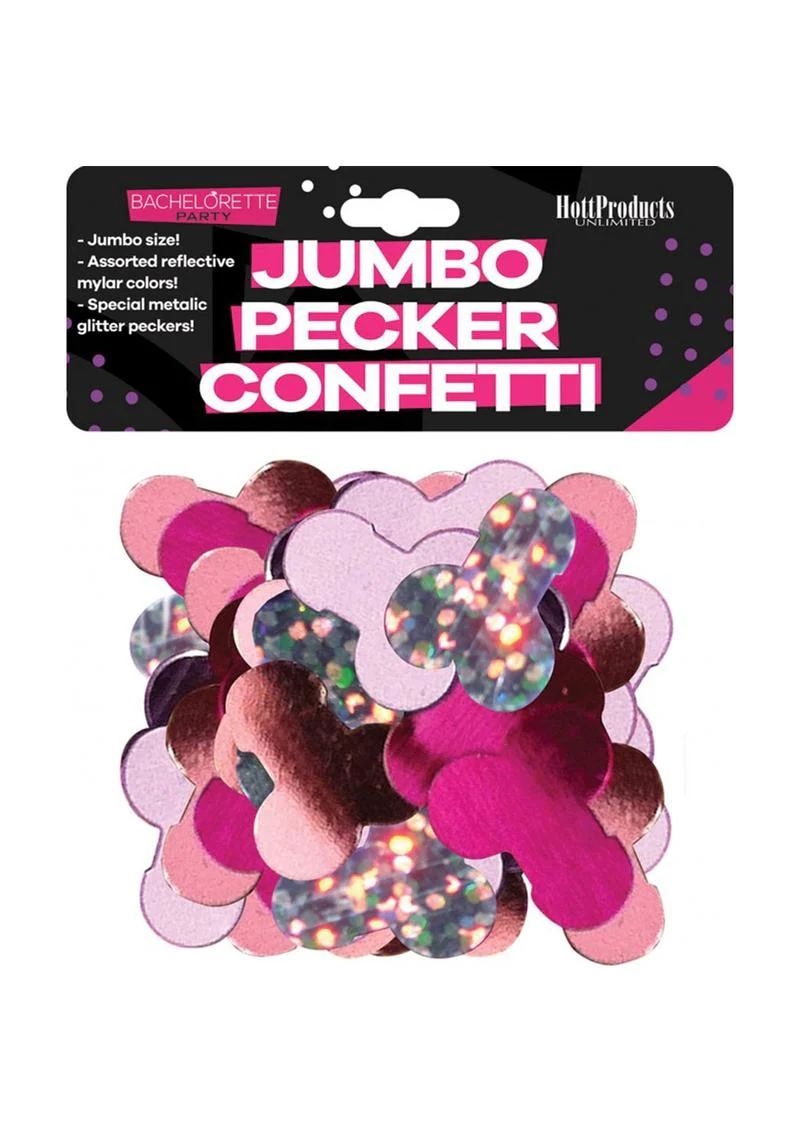 Jumbo Pecker Confetti Multicolor Mylar - Image 2