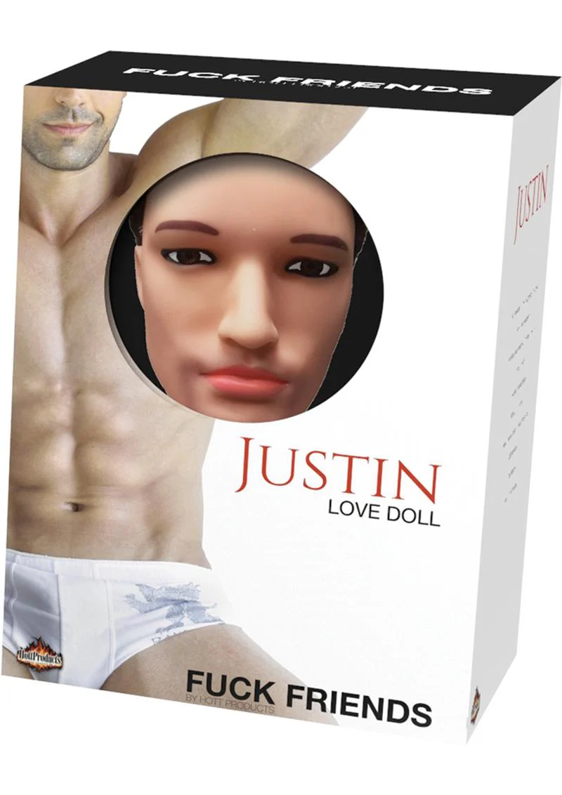 Justin Inflatable Love Doll with Vibrating Cock - Image 3