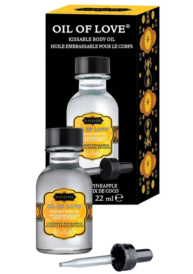 Kama Sutra Oil of Love Coconut Pineapple Kissable Body Oil - Image 2