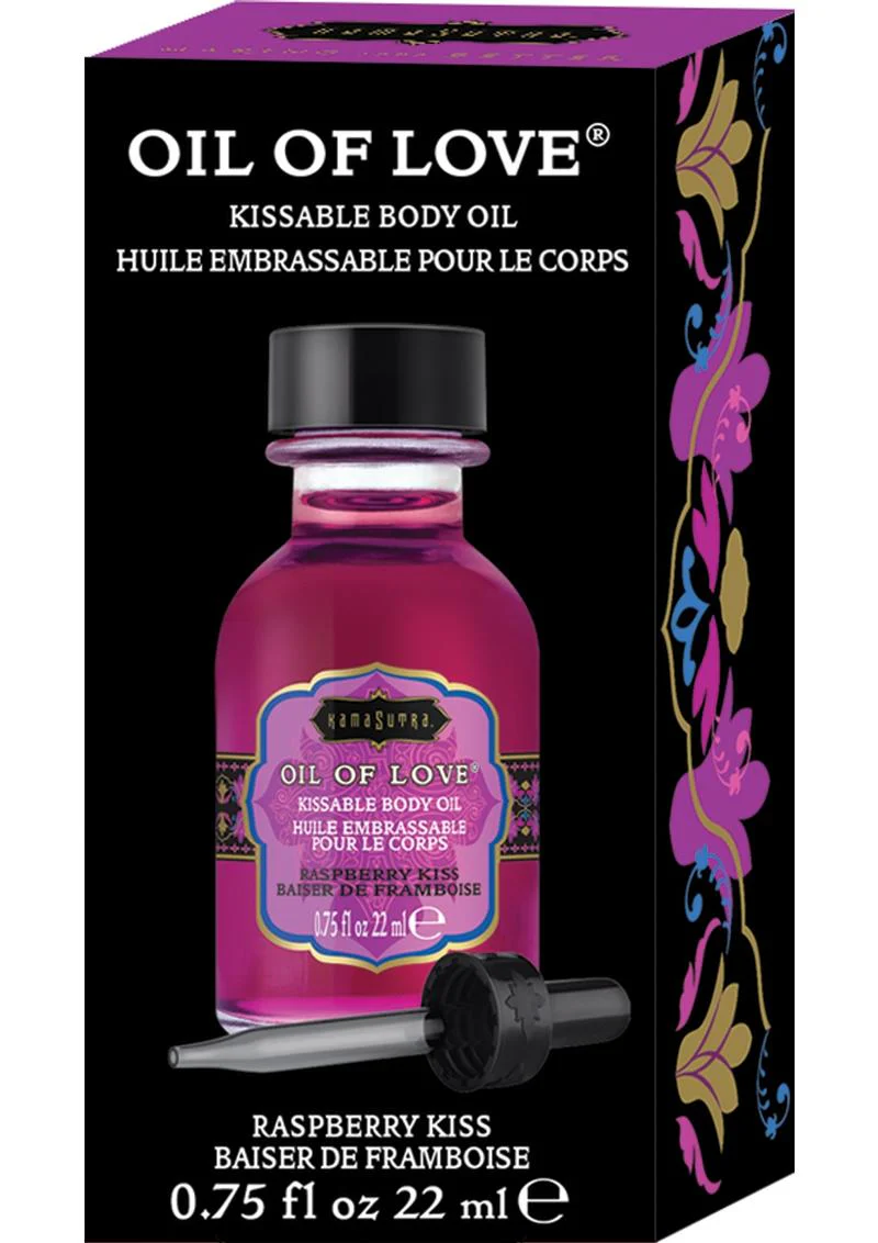 Kama Sutra Oil of Love Raspberry Kiss Body Oil - Image 2