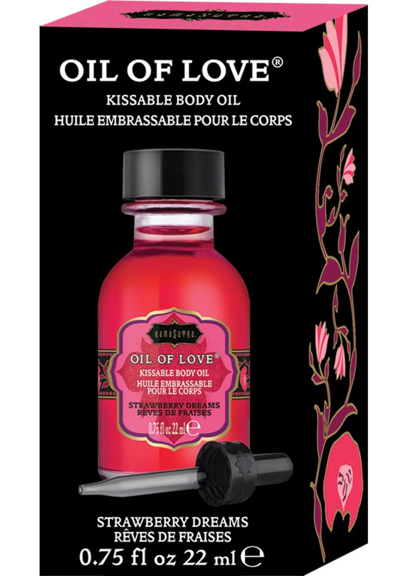 Kama Sutra Oil of Love Strawberry Dreams Kissable Body Oil - Image 2