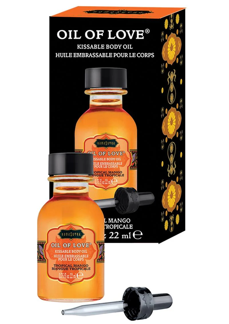 Kama Sutra Oil of Love Tropical Mango Kissable Body Oil - Image 2