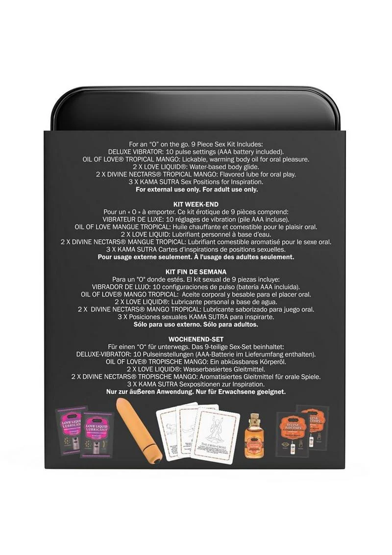 Kama Sutra Weekender Vibe Tropical Mango Travel Kit - Image 3