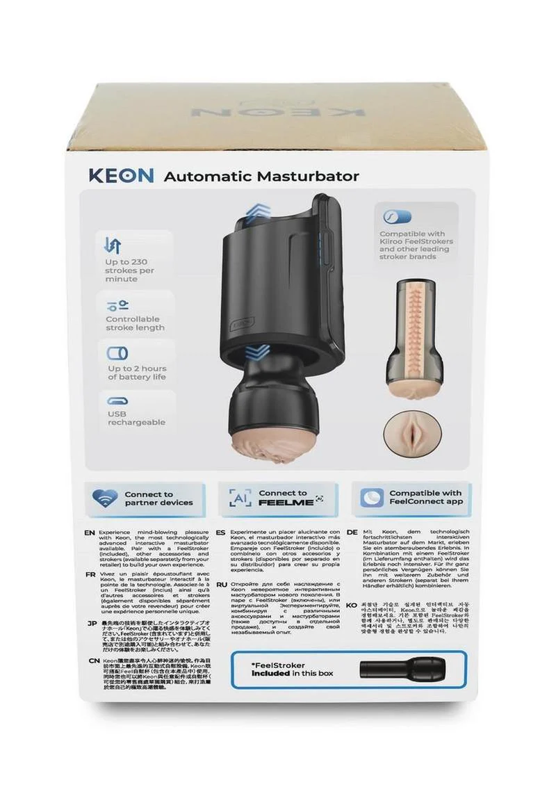 Kiiroo Keon Automatic Rechargeable Masturbator Set - Image 2