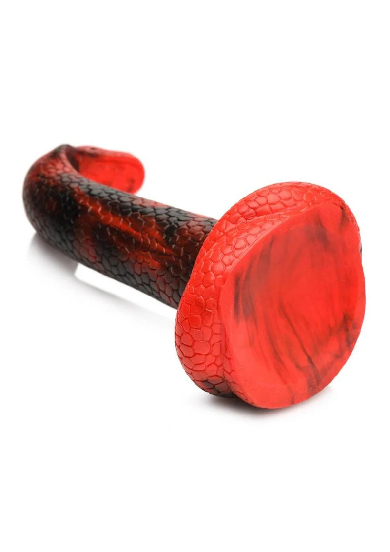 King Cobra Silicone Dildo Black Raging Snake Design - Image 2